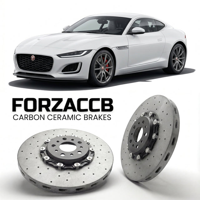 Carbon Ceramic Brake Rotors for Jaguar F-type Coupe (facelift 2020 (2019+) | CCB OEM Replacement / Conversion Upgrade Kit