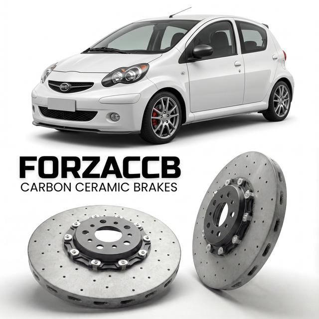Carbon Ceramic Brake Rotors for BYD F0 (2008-2015) | CCB OEM Replacement / Conversion Upgrade Kit