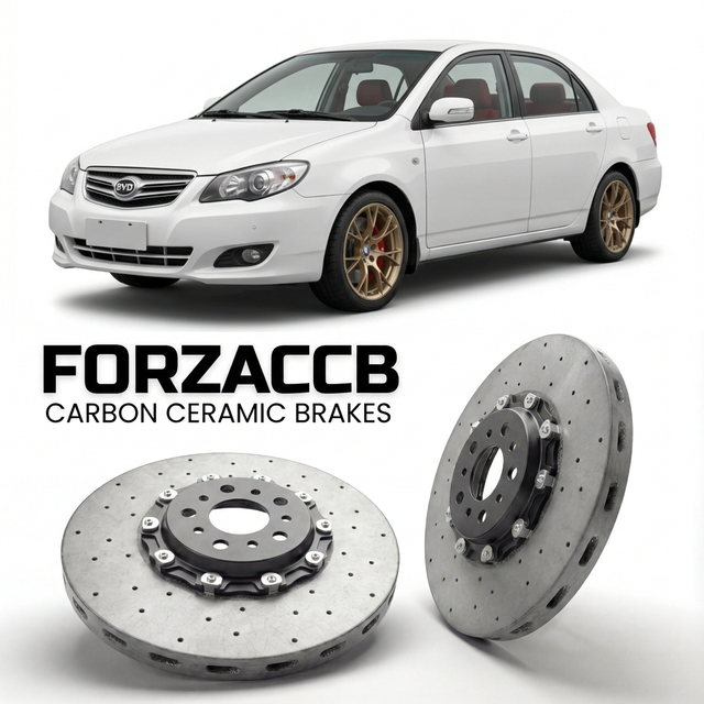 Carbon Ceramic Brake Rotors for BYD F3 (2005-2013) | CCB OEM Replacement / Conversion Upgrade Kit