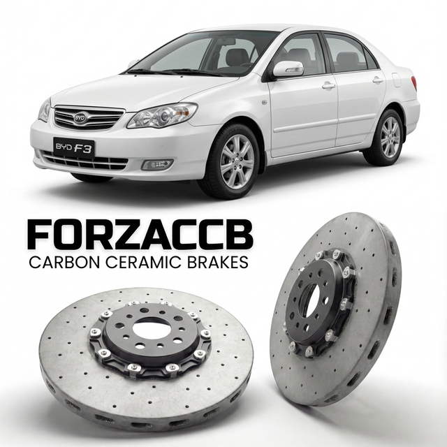 Carbon Ceramic Brake Rotors for BYD F3 R (2007-2013) | CCB OEM Replacement / Conversion Upgrade Kit