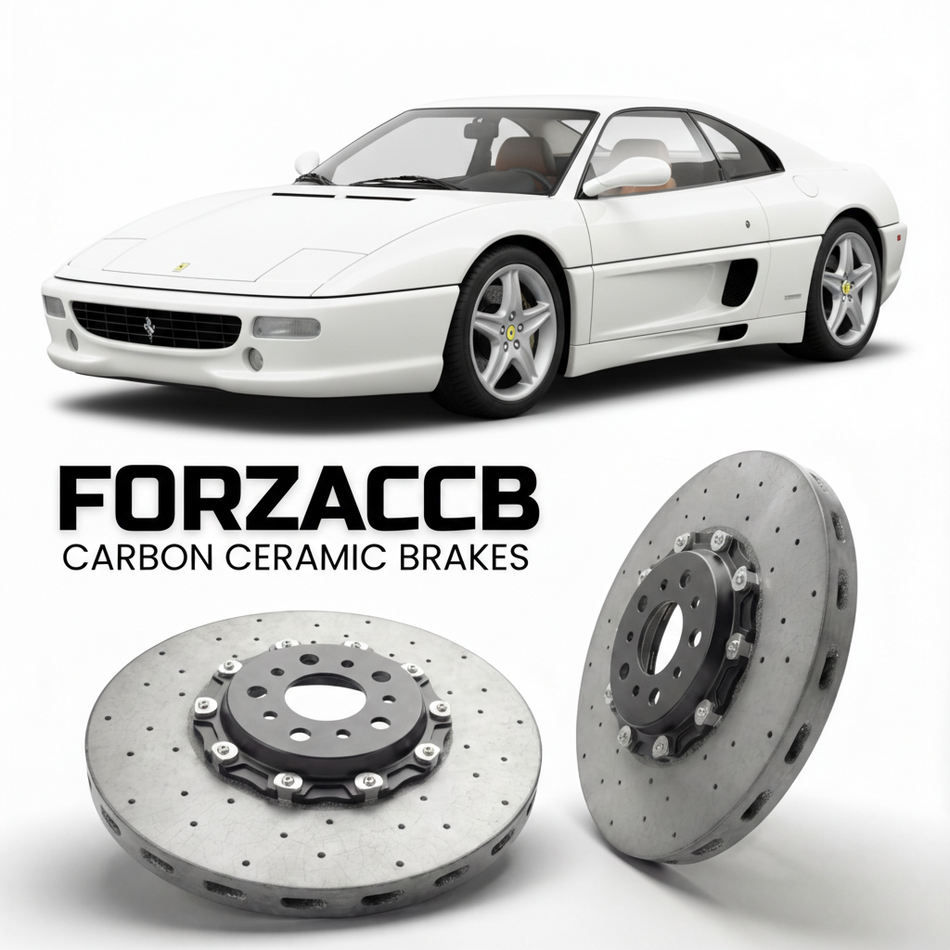 Carbon Ceramic Brake Rotors for Ferrari F355 Berlinetta (1994-1999) | CCB OEM Replacement / Conversion Upgrade Kit