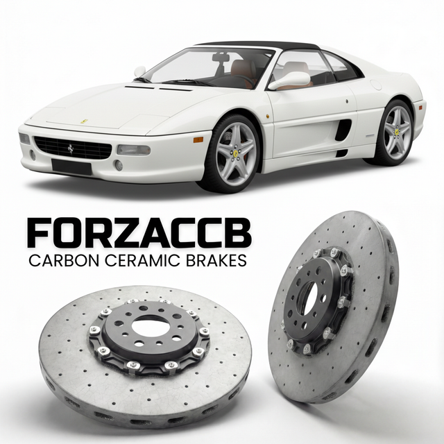Carbon Ceramic Brake Rotors for Ferrari F355 Spider (1995-1999) | CCB OEM Replacement / Conversion Upgrade Kit