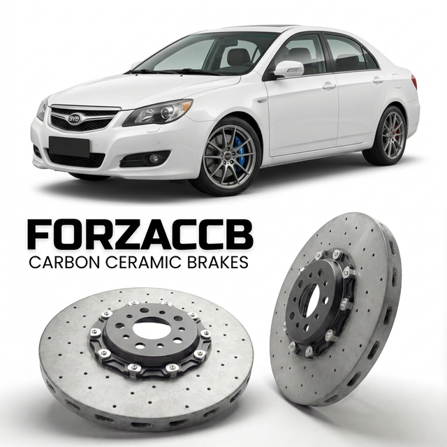 Carbon Ceramic Brake Rotors for BYD F8 (2009-2010) | CCB OEM Replacement / Conversion Upgrade Kit