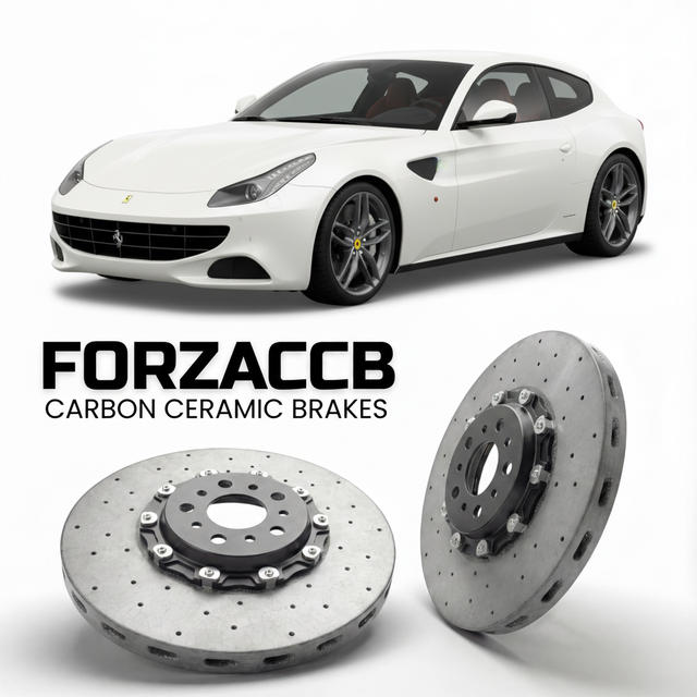 Carbon Ceramic Brake Rotors for Ferrari FF (2011-2016) | CCB OEM Replacement / Conversion Upgrade Kit