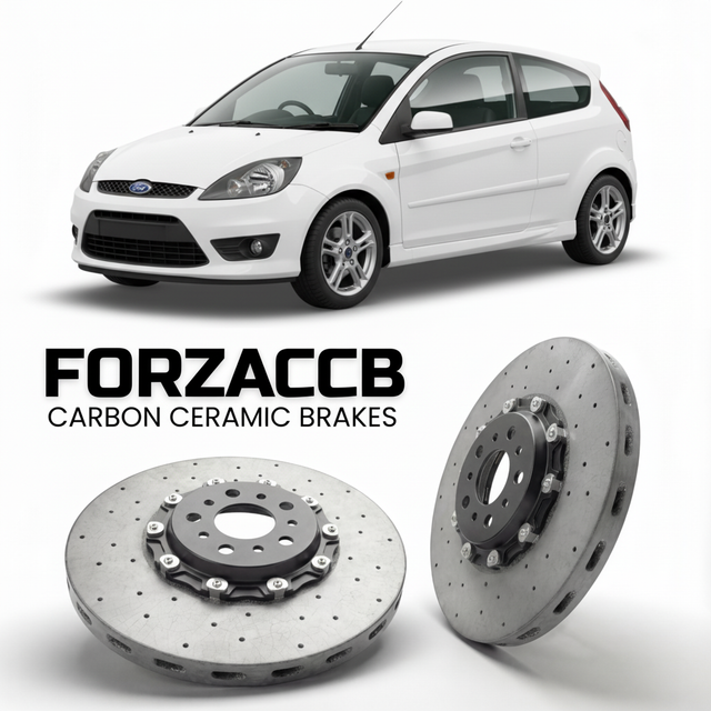 Carbon Ceramic Brake Rotors for Ford Fiesta VI (Mk6 (2005-2005) | CCB OEM Replacement / Conversion Upgrade Kit