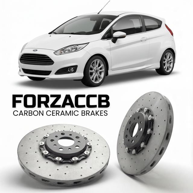 Carbon Ceramic Brake Rotors for Ford Fiesta VII (Mk7 (2008-2012) | CCB OEM Replacement / Conversion Upgrade Kit