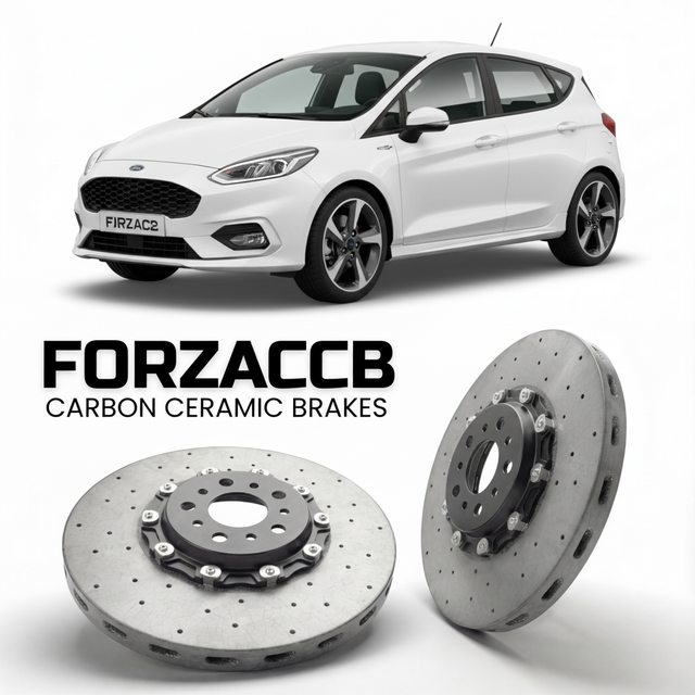 Carbon Ceramic Brake Rotors for Ford Fiesta Active VIII (Mk8 (2018-2021) | CCB OEM Replacement / Conversion Upgrade Kit
