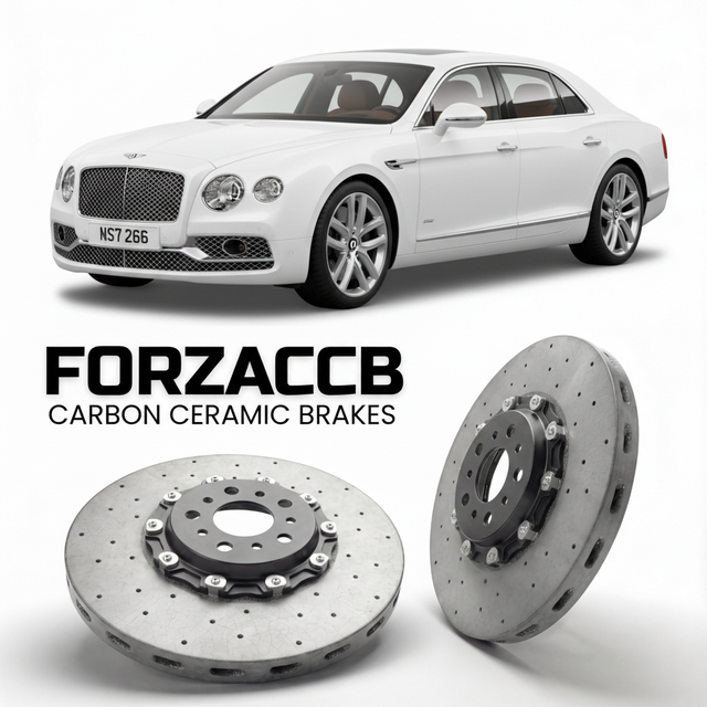 Carbon Ceramic Brake Rotors for Bentley Flying Spur II (2013-2015) | CCB OEM Replacement / Conversion Upgrade Kit