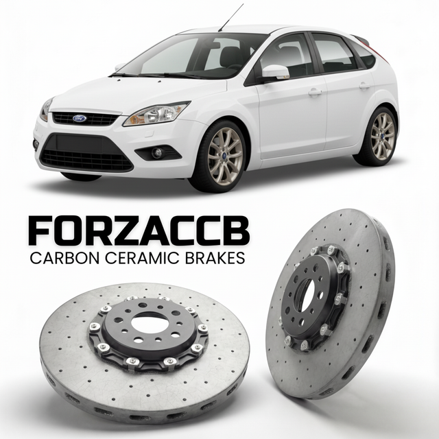 Carbon Ceramic Brake Rotors for Ford Focus Hatchback I (2005-2005) | CCB OEM Replacement / Conversion Upgrade Kit
