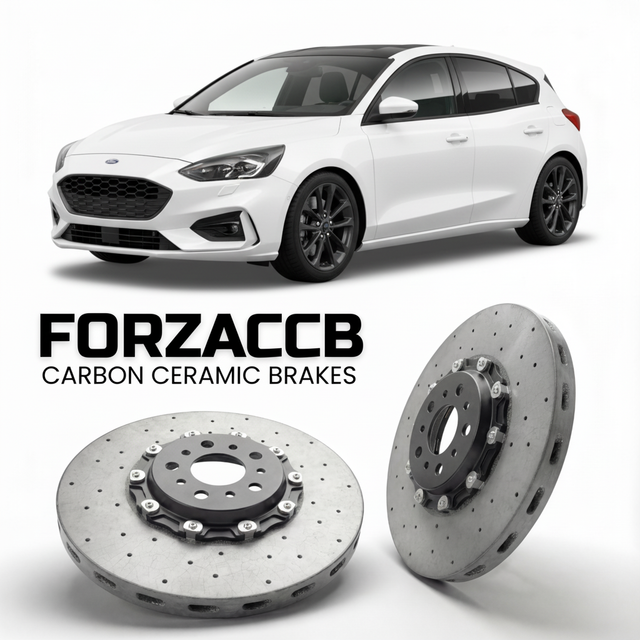 Carbon Ceramic Brake Rotors for Ford Focus IV Hatchback (facelift 2022 (2022+) | CCB OEM Replacement / Conversion Upgrade Kit