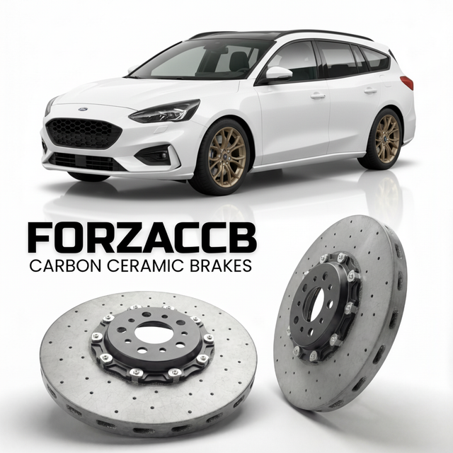 Carbon Ceramic Brake Rotors for Ford Focus IV Wagon (facelift 2022 (2022+) | CCB OEM Replacement / Conversion Upgrade Kit