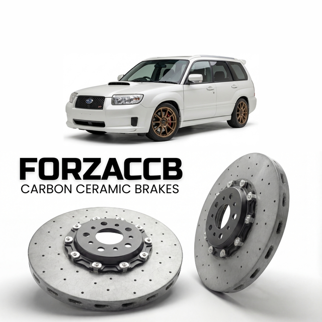 Carbon Ceramic Brake Rotors for Subaru Forester XT (2002-2018) | CCB Conversion Kit