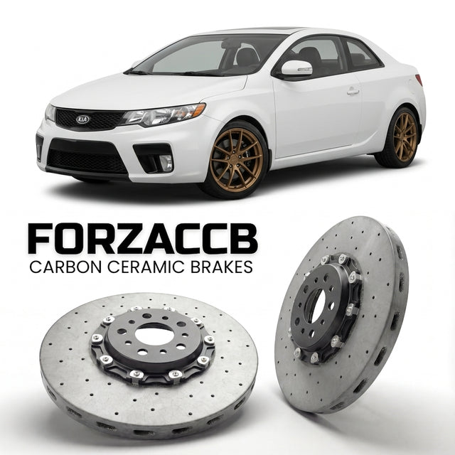 Carbon Ceramic Brake Rotors for Kia Forte I Koup (2009-2013) | CCB OEM Replacement / Conversion Upgrade Kit