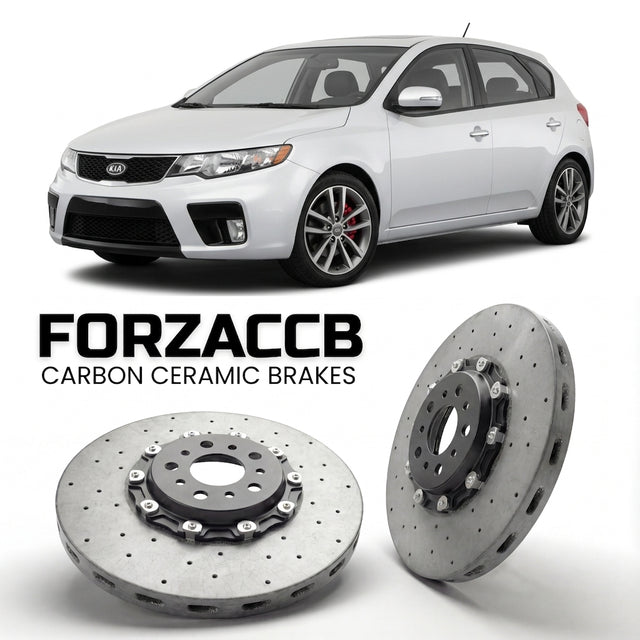 Carbon Ceramic Brake Rotors for Kia Forte Kia Forte5 I (TD (2010-2013) | CCB OEM Replacement / Conversion Upgrade Kit