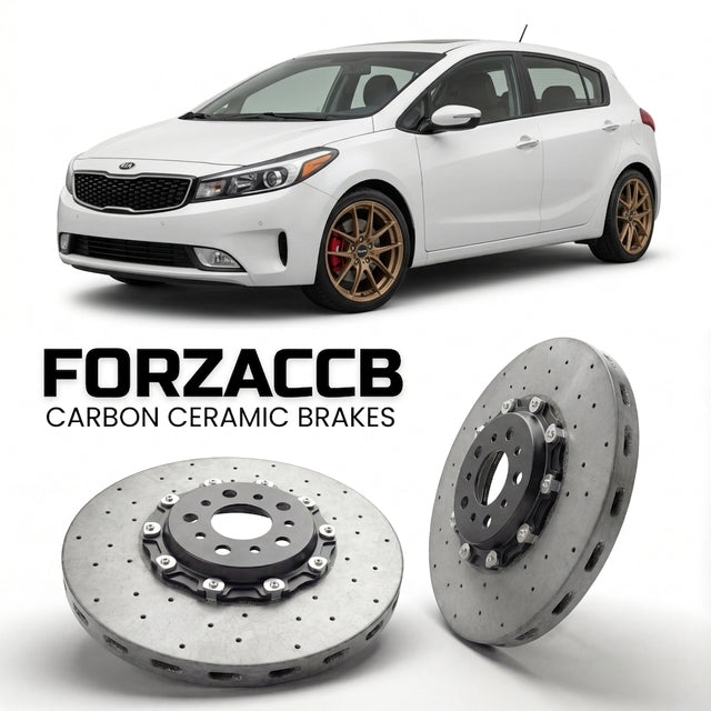 Carbon Ceramic Brake Rotors for Kia Forte Kia Forte5 II (YD (2013-2016) | CCB OEM Replacement / Conversion Upgrade Kit