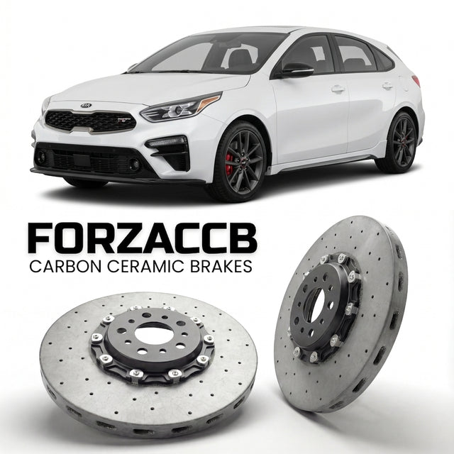 Carbon Ceramic Brake Rotors for Kia Forte Kia Forte5 III (2019-2021) | CCB OEM Replacement / Conversion Upgrade Kit