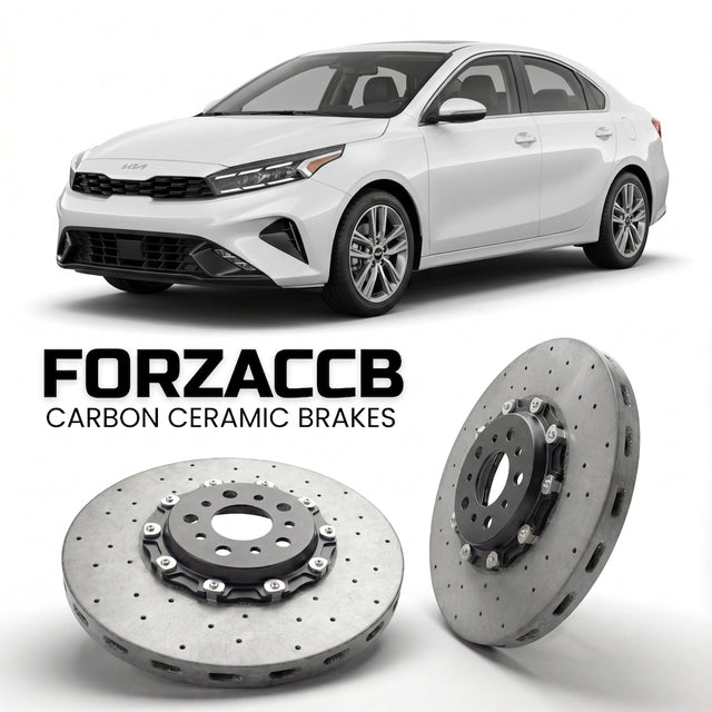 Carbon Ceramic Brake Rotors for Kia Forte III (facelift 2021 (2021+) | CCB OEM Replacement / Conversion Upgrade Kit
