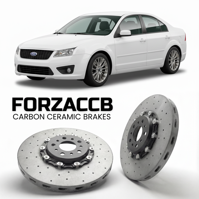 Carbon Ceramic Brake Rotors for Ford Fusion USA (2005-2009) | CCB OEM Replacement / Conversion Upgrade Kit