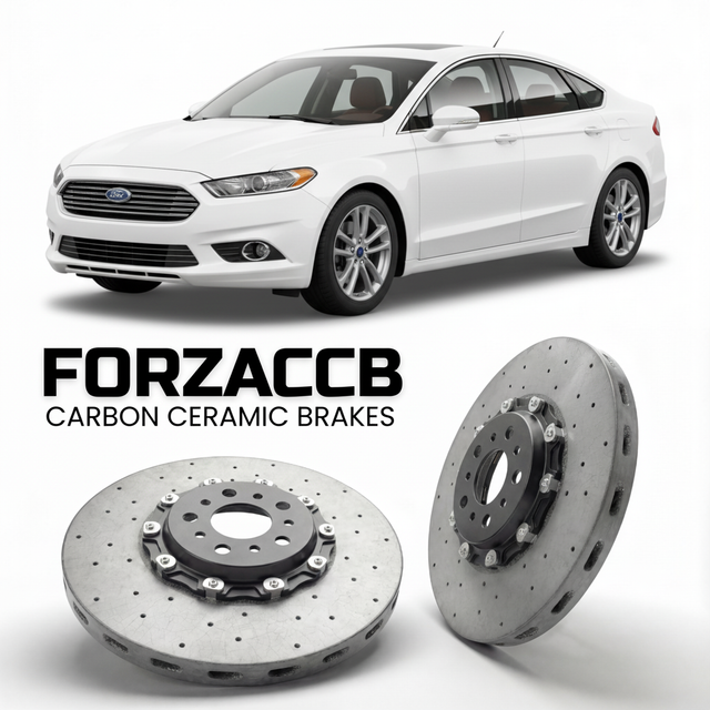 Carbon Ceramic Brake Rotors for Ford Fusion I (facelift 2005 (2005-2012) | CCB OEM Replacement / Conversion Upgrade Kit