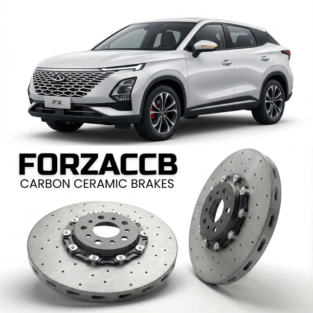 Carbon Ceramic Brake Rotors for Chery FX (2022+) | CCB OEM Replacement / Conversion Upgrade Kit