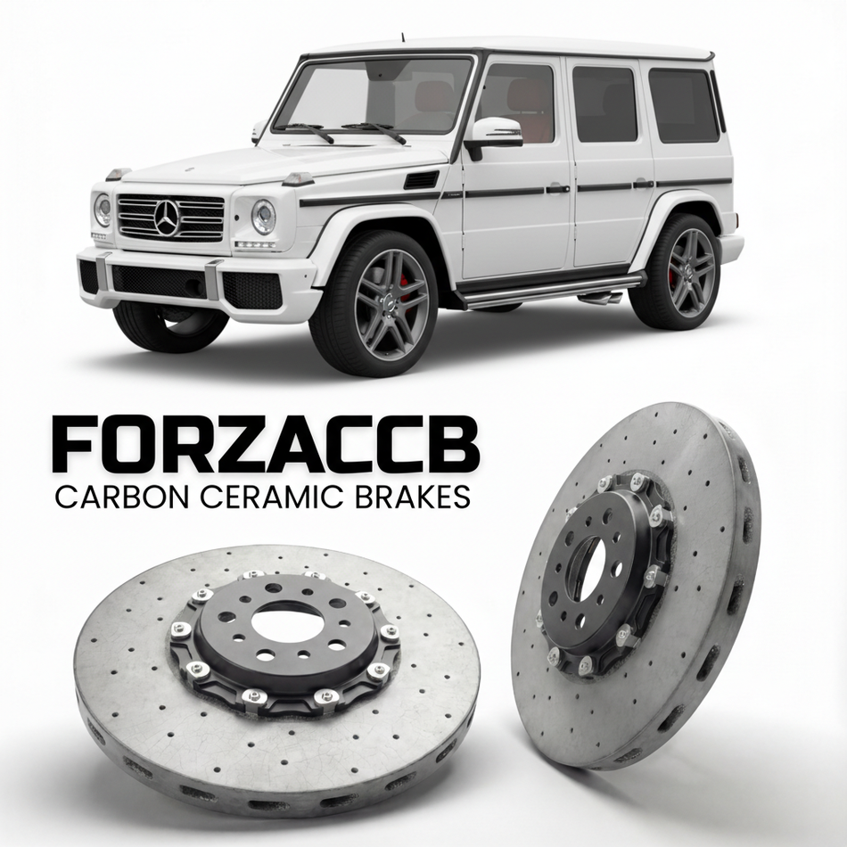 Carbon Ceramic Brake Rotors for Mercedes-Benz G-Class W463 (2005-2018) | CCB OEM Replacement / Conversion Upgrade Kit