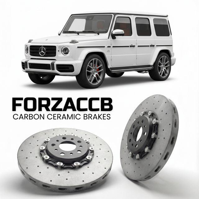 Carbon Ceramic Brake Rotors for Mercedes-Benz G-Class W463 (2018-) | CCB OEM Replacement / Conversion Upgrade Kit