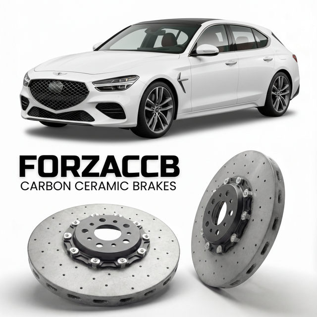 Carbon Ceramic Brake Rotors for Genesis G70 Shooting Brake (2021-2026) | CCB OEM Replacement / Conversion Upgrade Kit