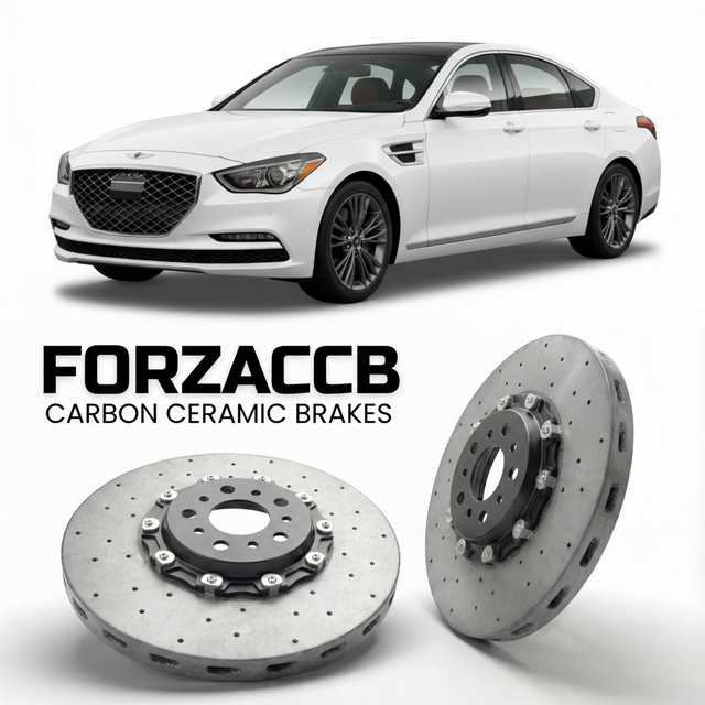 Carbon Ceramic Brake Rotors for Genesis G80 DH (2019-2020) | CCB OEM Replacement / Conversion Upgrade Kit