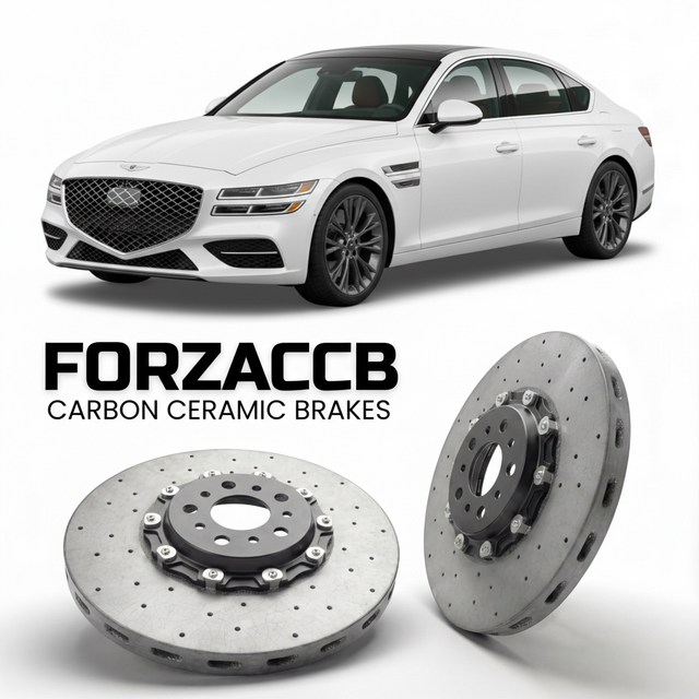 Carbon Ceramic Brake Rotors for Genesis G80 Electrified (2022-2024) | CCB OEM Replacement / Conversion Upgrade Kit