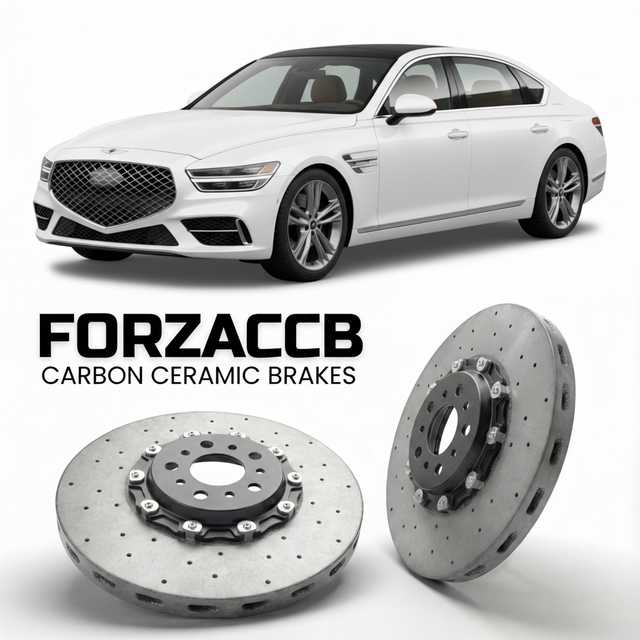 Carbon Ceramic Brake Rotors for Genesis G90 RS4 (2023-2026) | CCB OEM Replacement / Conversion Upgrade Kit