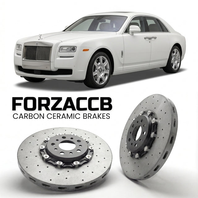 Carbon Ceramic Brake Rotors for Rolls-Royce Ghost I (2009-2014) | CCB OEM Replacement / Conversion Upgrade Kit