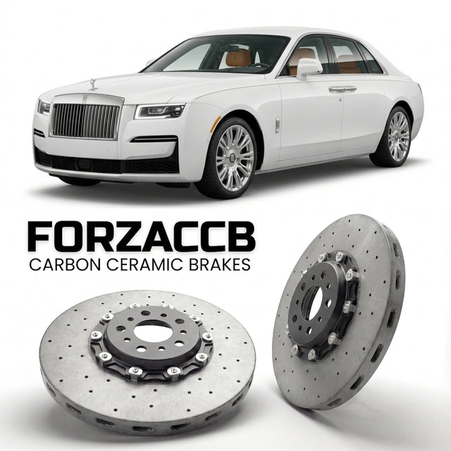 Carbon Ceramic Brake Rotors for Rolls-Royce Ghost Extended Wheelbase II (2020+) | CCB OEM Replacement / Conversion Upgrade Kit