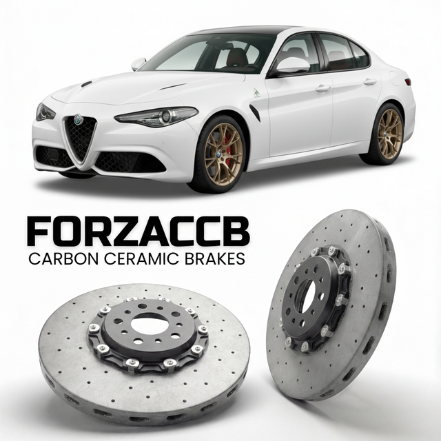 Carbon Ceramic Brake Rotors for Alfa Romeo Giulia 952, facelift 2022 (2022+) | CCB OEM Replacement / Conversion Upgrade Kit