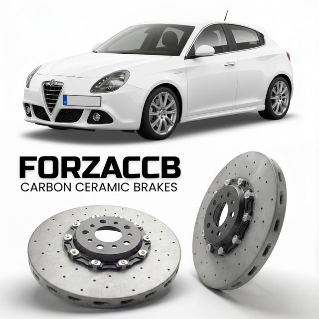 Carbon Ceramic Brake Rotors for Alfa Romeo Giulietta Type 940 (2010-2016) | CCB OEM Replacement / Conversion Upgrade Kit