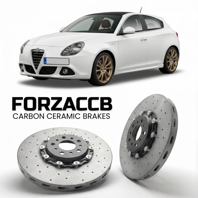 Carbon Ceramic Brake Rotors for Alfa Romeo Giulietta Type 940 facelift 2016 (2015-2020) | CCB OEM Replacement / Conversion Upgrade Kit