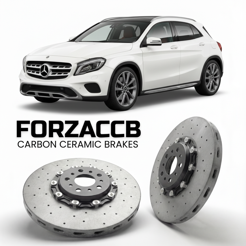 Carbon Ceramic Brake Rotors for Mercedes-Benz GLA X156 (2013-2019) | CCB OEM Replacement / Conversion Upgrade Kit