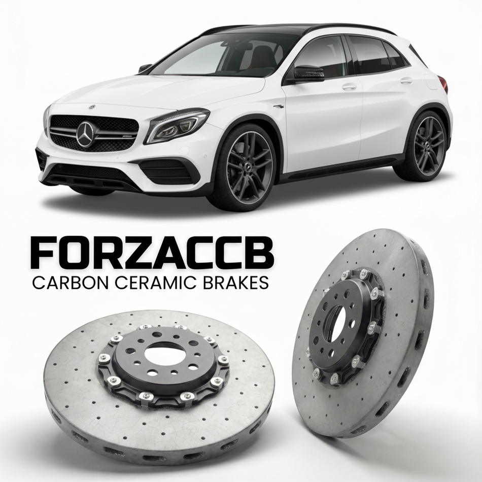 Carbon Ceramic Brake Rotors for Mercedes-Benz GLA 45 S AMG H247 (2020-2024) | CCB OEM Replacement / Conversion Upgrade Kit