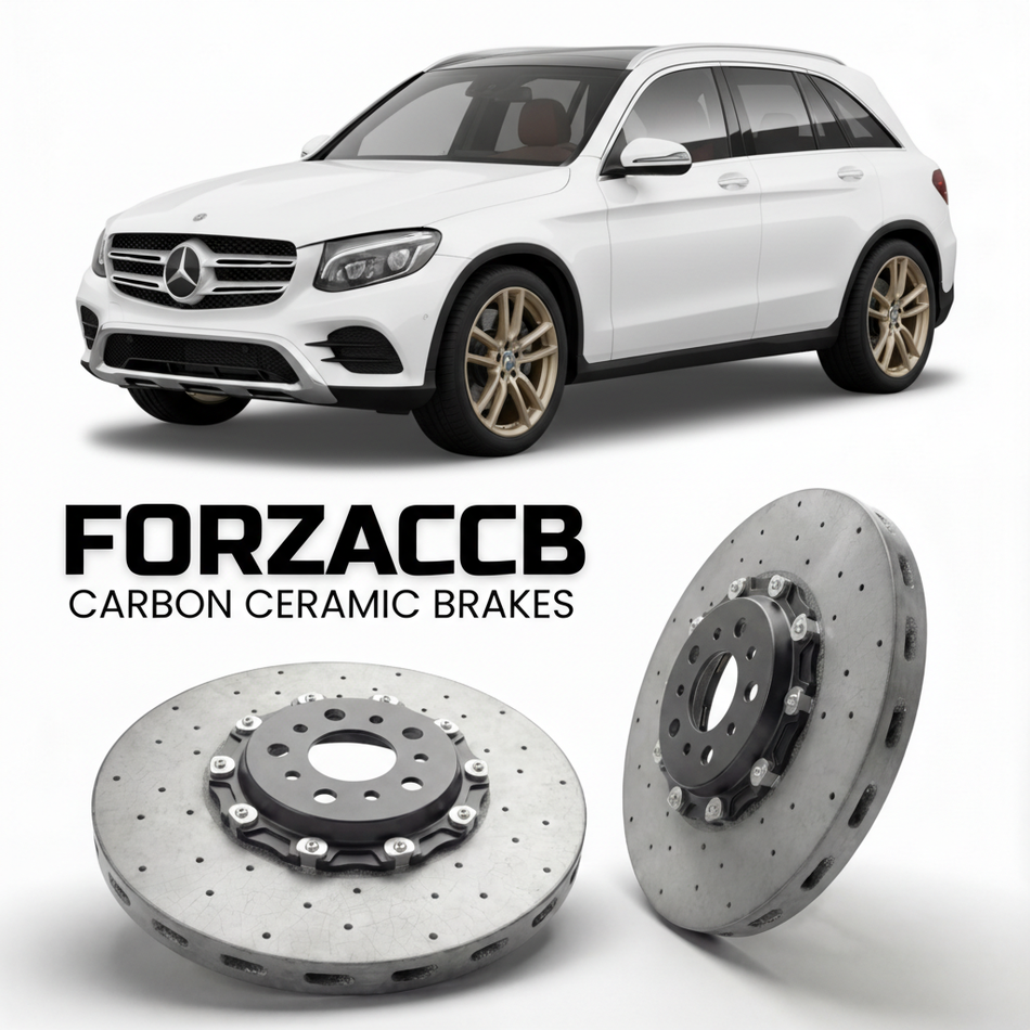 Carbon Ceramic Brake Rotors for Mercedes-Benz GLC X253 (2015-2022) | CCB OEM Replacement / Conversion Upgrade Kit
