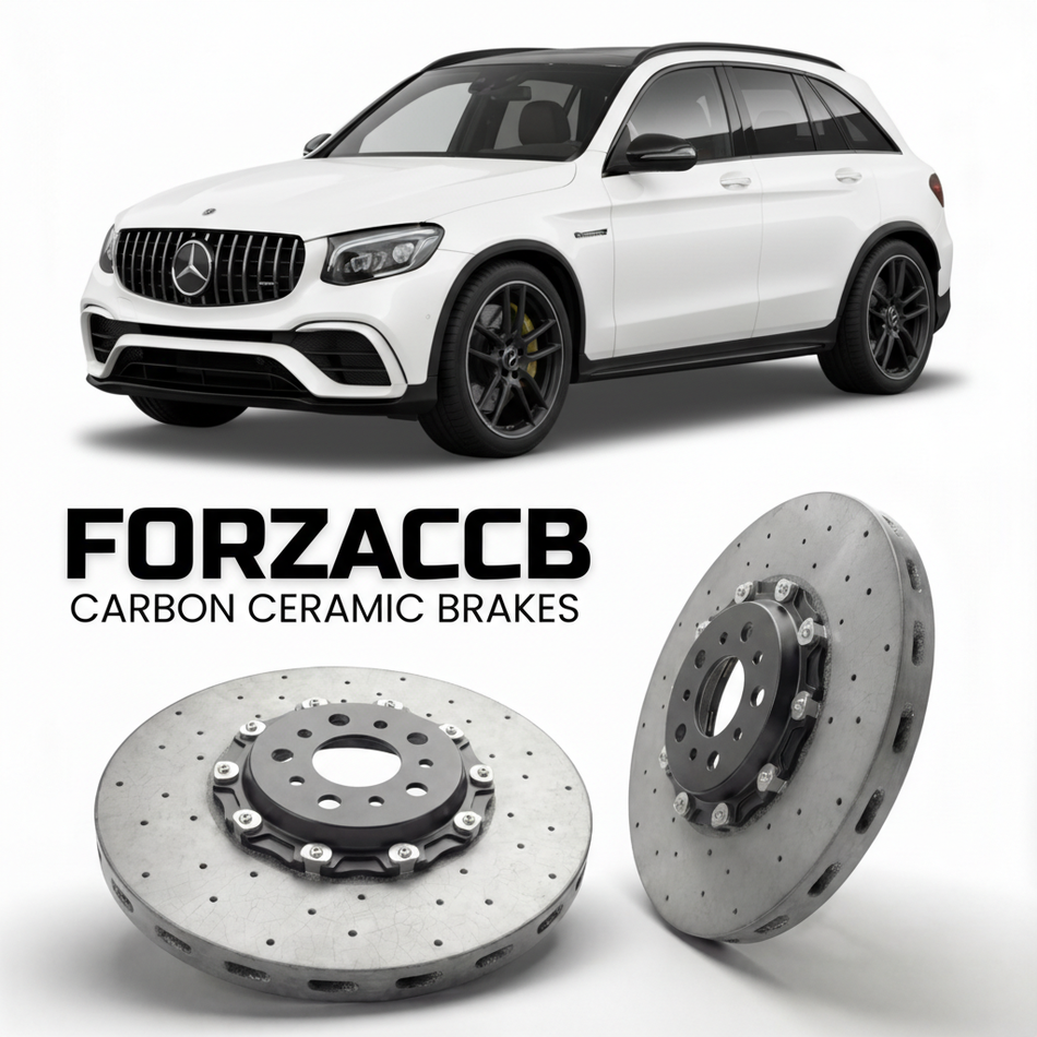 Carbon Ceramic Brake Rotors for Mercedes-Benz GLC 63 S AMG X253 (2019-2022) | CCB OEM Replacement / Conversion Upgrade Kit