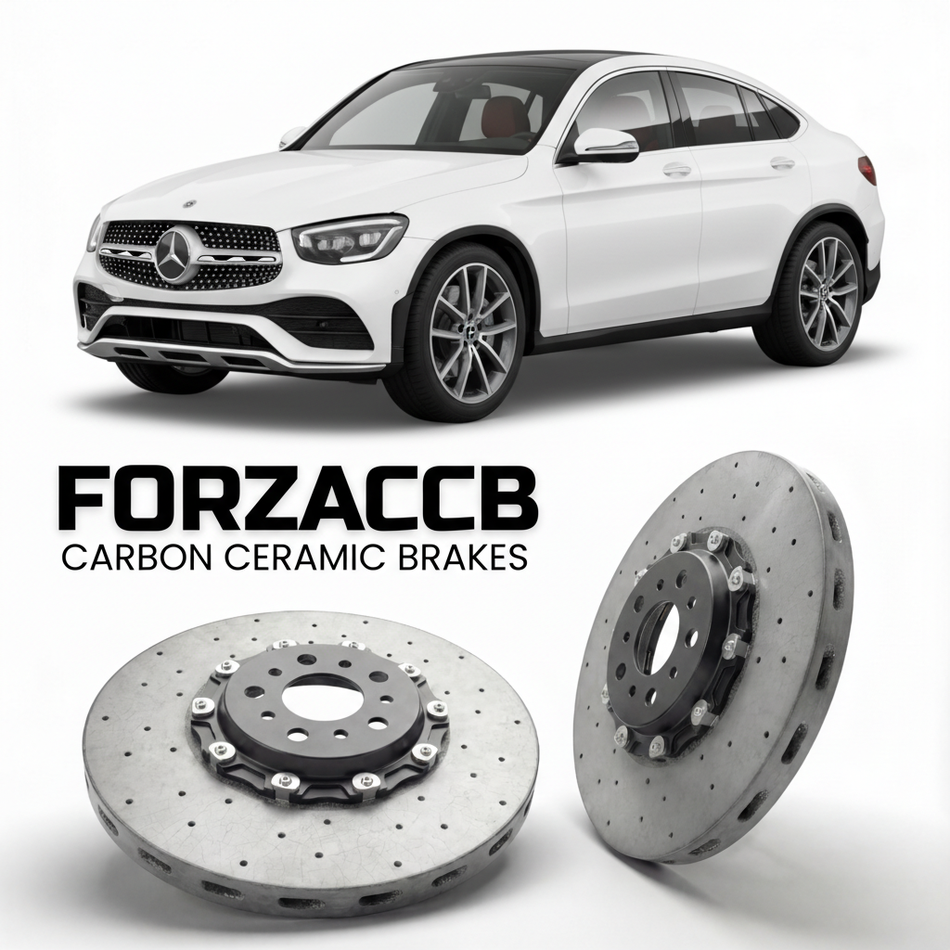 Carbon Ceramic Brake Rotors for Mercedes-Benz GLC Coupé C254 (2022+) | CCB OEM Replacement / Conversion Upgrade Kit
