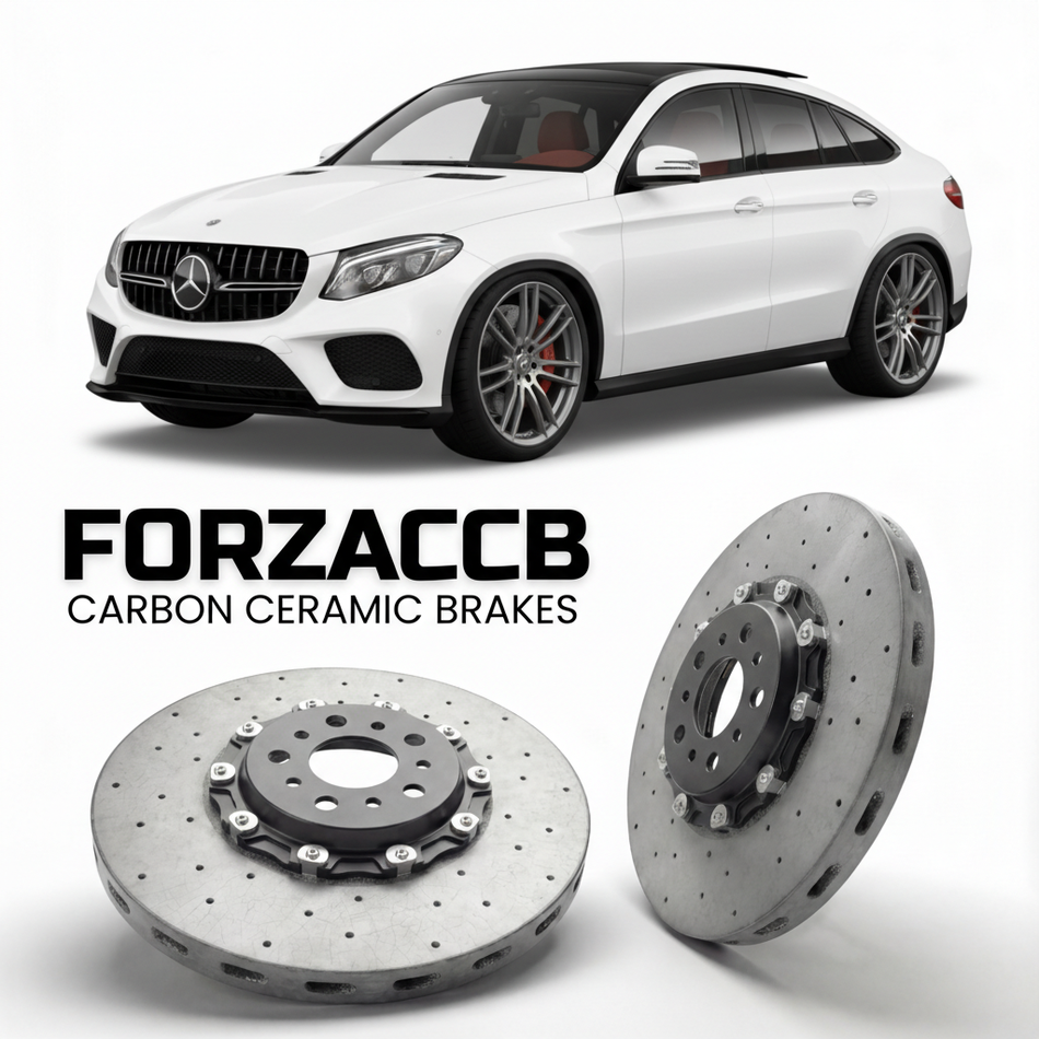 Carbon Ceramic Brake Rotors for Mercedes-Benz GLE Coupé C292 (2015-2019) | CCB OEM Replacement / Conversion Upgrade Kit