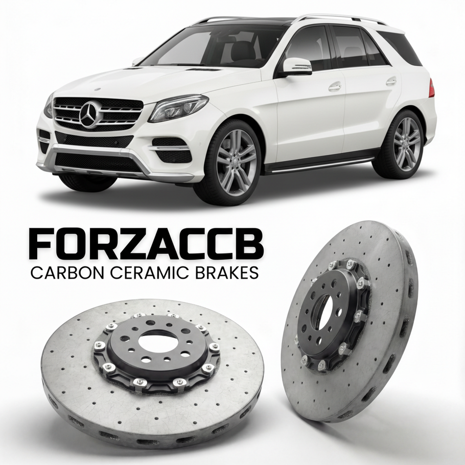 Carbon Ceramic Brake Rotors for Mercedes-Benz GLE/ML W166 (2011-2015) | CCB OEM Replacement / Conversion Upgrade Kit