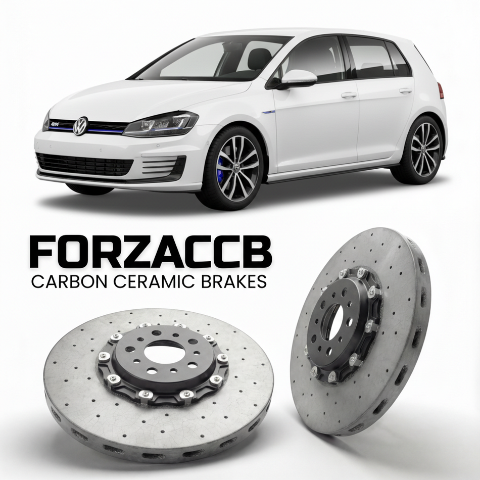 Carbon Ceramic Brake Rotors for Volkswagen Golf GTE Mk7 5G (2014-2020) | CCB OEM Replacement / Conversion Upgrade Kit