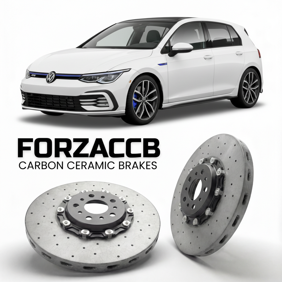 Carbon Ceramic Brake Rotors for Volkswagen Golf GTE Mk8 CD1 (2020+) | CCB OEM Replacement / Conversion Upgrade Kit