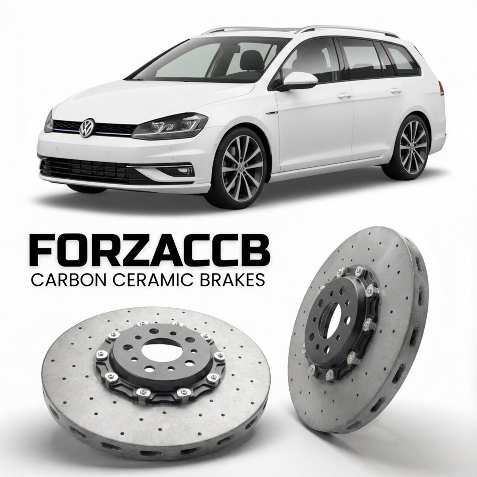 Carbon Ceramic Brake Rotors for Volkswagen Golf Variant Mk7 5G (2013-2020) | CCB OEM Replacement / Conversion Upgrade Kit