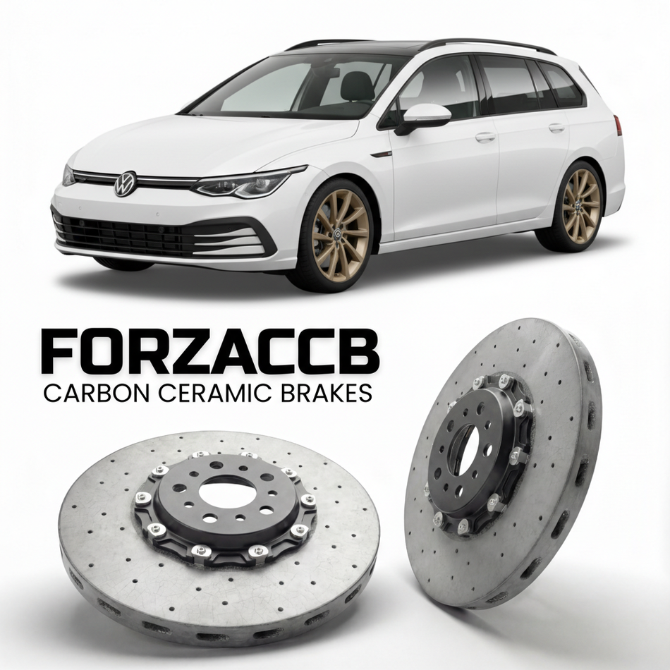 Carbon Ceramic Brake Rotors for Volkswagen Golf Variant Mk8 CD1 (2020+) | CCB OEM Replacement / Conversion Upgrade Kit
