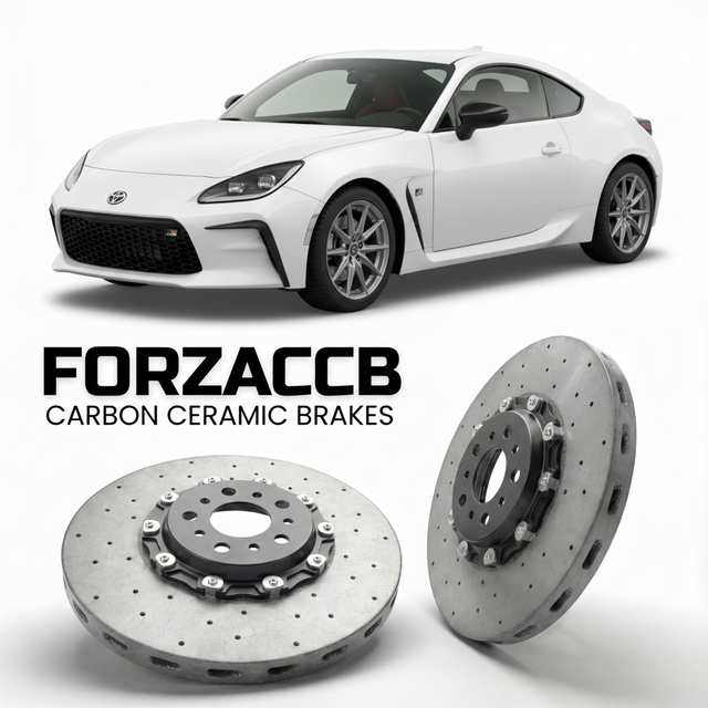 Carbon Ceramic Brake Rotors for Toyota GR86 ZN8 (2022+) | CCB OEM Replacement / Conversion Upgrade Kit
