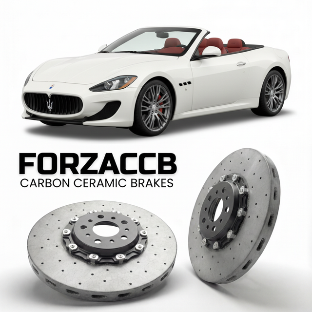 Carbon Ceramic Brake Rotors for Maserati GranCabrio II M189 (2024+) | CCB OEM Replacement / Conversion Upgrade Kit