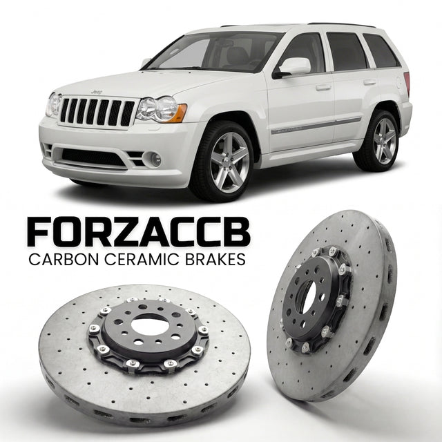 Carbon Ceramic Brake Rotors for Jeep Grand Cherokee III (WK (2005-2010) | CCB OEM Replacement / Conversion Upgrade Kit
