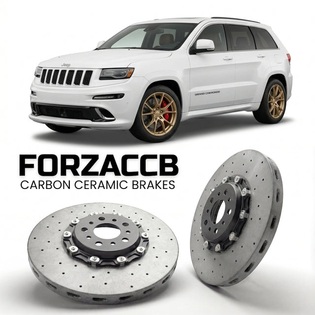 Carbon Ceramic Brake Rotors for Jeep Grand Cherokee IV (WK2 (2010-2013) | CCB OEM Replacement / Conversion Upgrade Kit